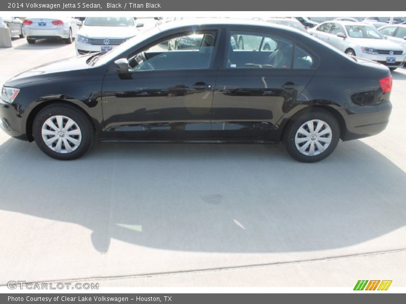 Black / Titan Black 2014 Volkswagen Jetta S Sedan