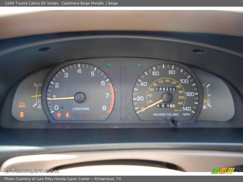 Cashmere Beige Metallic / Beige 1996 Toyota Camry DX Sedan