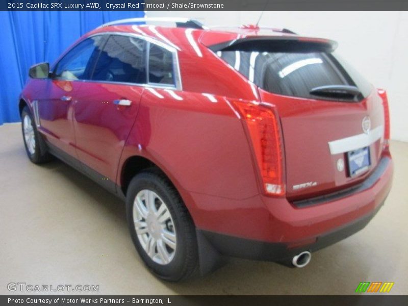 Crystal Red Tintcoat / Shale/Brownstone 2015 Cadillac SRX Luxury AWD