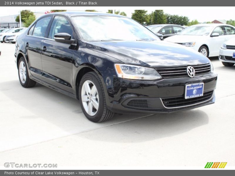 Black / Titan Black 2014 Volkswagen Jetta TDI Sedan