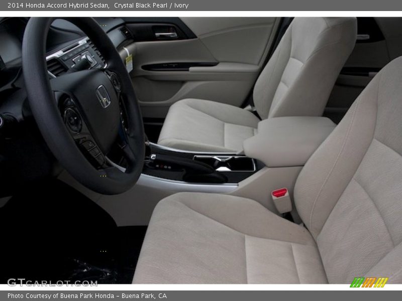 Crystal Black Pearl / Ivory 2014 Honda Accord Hybrid Sedan