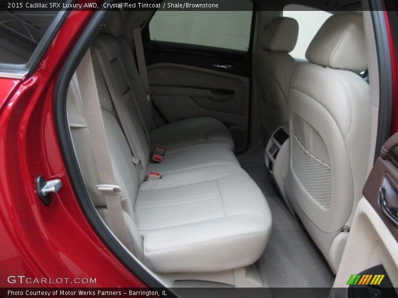 Crystal Red Tintcoat / Shale/Brownstone 2015 Cadillac SRX Luxury AWD