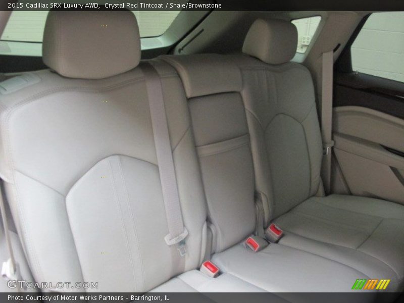 Crystal Red Tintcoat / Shale/Brownstone 2015 Cadillac SRX Luxury AWD