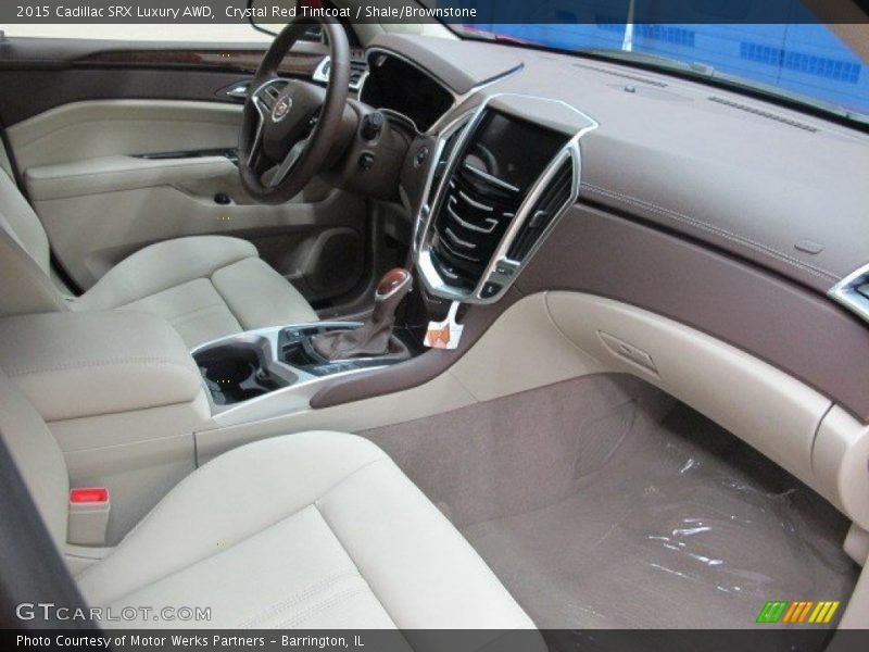 Crystal Red Tintcoat / Shale/Brownstone 2015 Cadillac SRX Luxury AWD