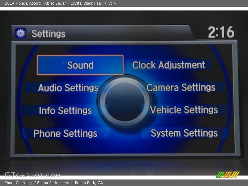 Crystal Black Pearl / Ivory 2014 Honda Accord Hybrid Sedan