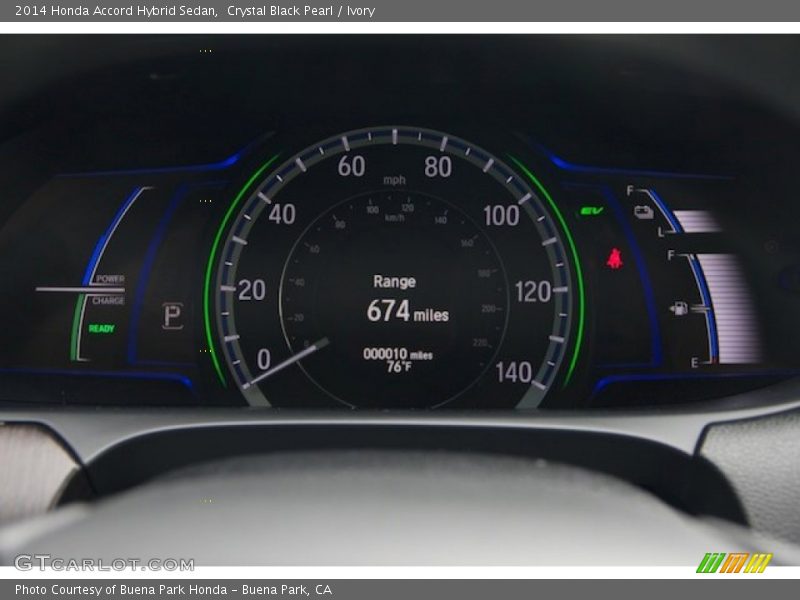 Crystal Black Pearl / Ivory 2014 Honda Accord Hybrid Sedan