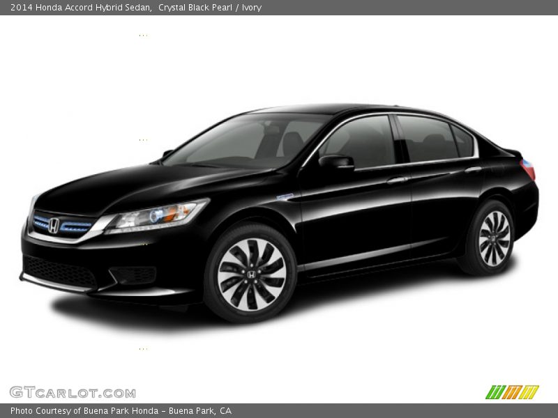 Crystal Black Pearl / Ivory 2014 Honda Accord Hybrid Sedan