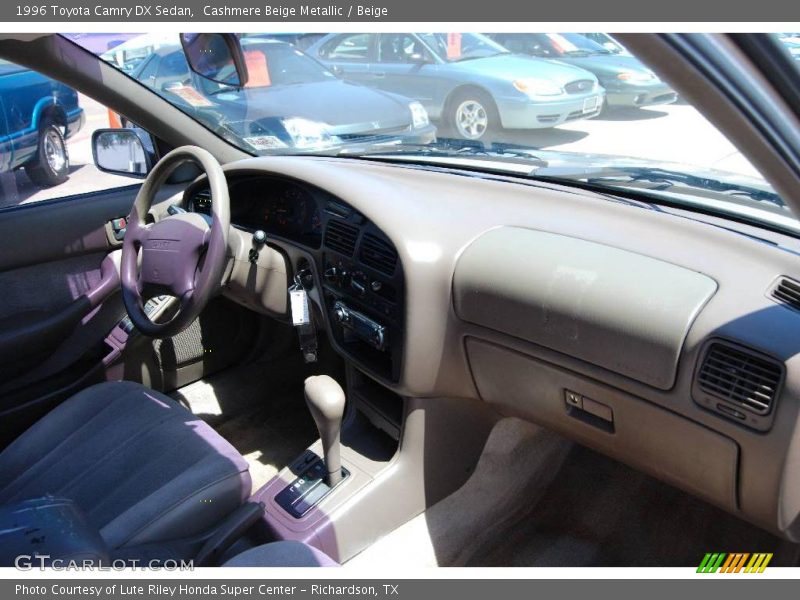 Cashmere Beige Metallic / Beige 1996 Toyota Camry DX Sedan