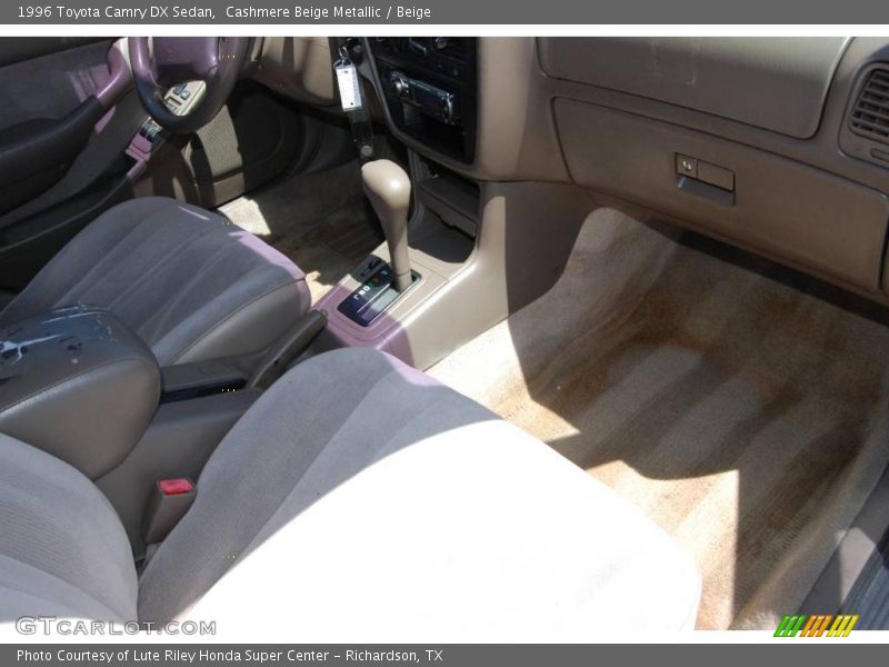 Cashmere Beige Metallic / Beige 1996 Toyota Camry DX Sedan