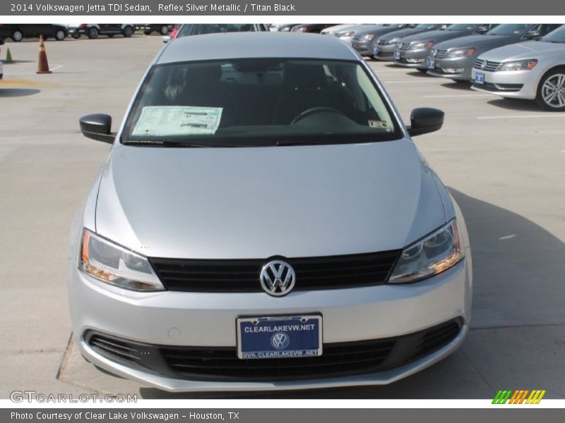 Reflex Silver Metallic / Titan Black 2014 Volkswagen Jetta TDI Sedan