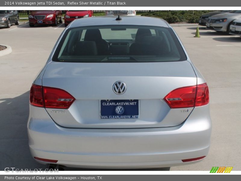 Reflex Silver Metallic / Titan Black 2014 Volkswagen Jetta TDI Sedan