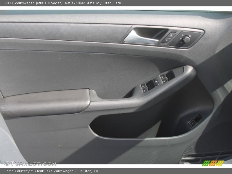 Reflex Silver Metallic / Titan Black 2014 Volkswagen Jetta TDI Sedan