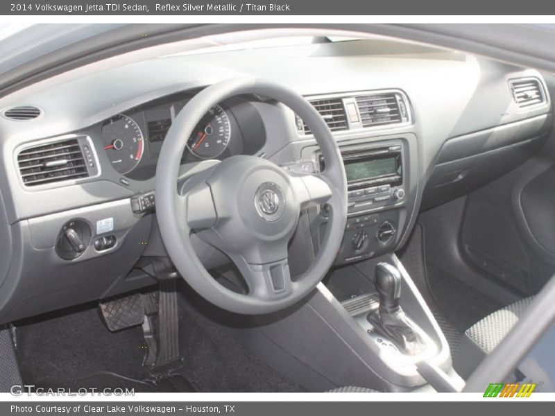 Reflex Silver Metallic / Titan Black 2014 Volkswagen Jetta TDI Sedan