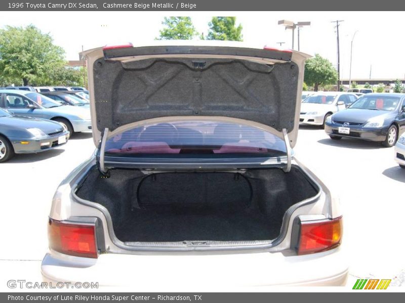 Cashmere Beige Metallic / Beige 1996 Toyota Camry DX Sedan