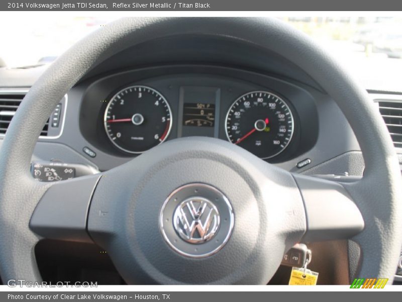 Reflex Silver Metallic / Titan Black 2014 Volkswagen Jetta TDI Sedan