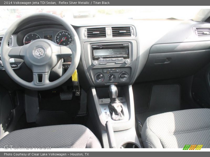 Reflex Silver Metallic / Titan Black 2014 Volkswagen Jetta TDI Sedan