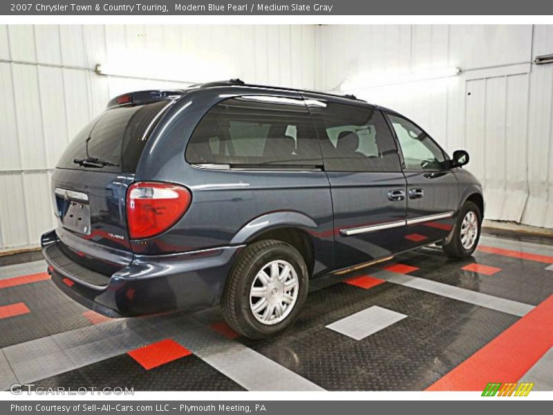 Modern Blue Pearl / Medium Slate Gray 2007 Chrysler Town & Country Touring