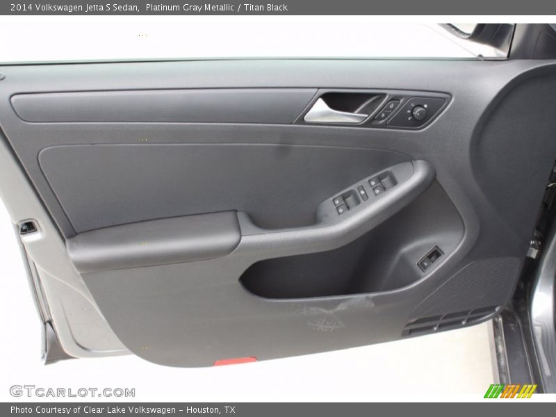 Platinum Gray Metallic / Titan Black 2014 Volkswagen Jetta S Sedan
