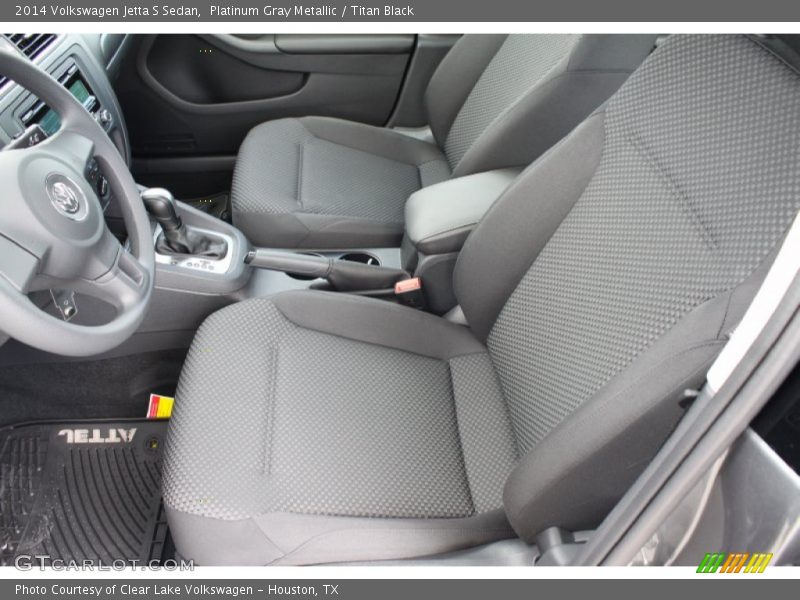 Platinum Gray Metallic / Titan Black 2014 Volkswagen Jetta S Sedan