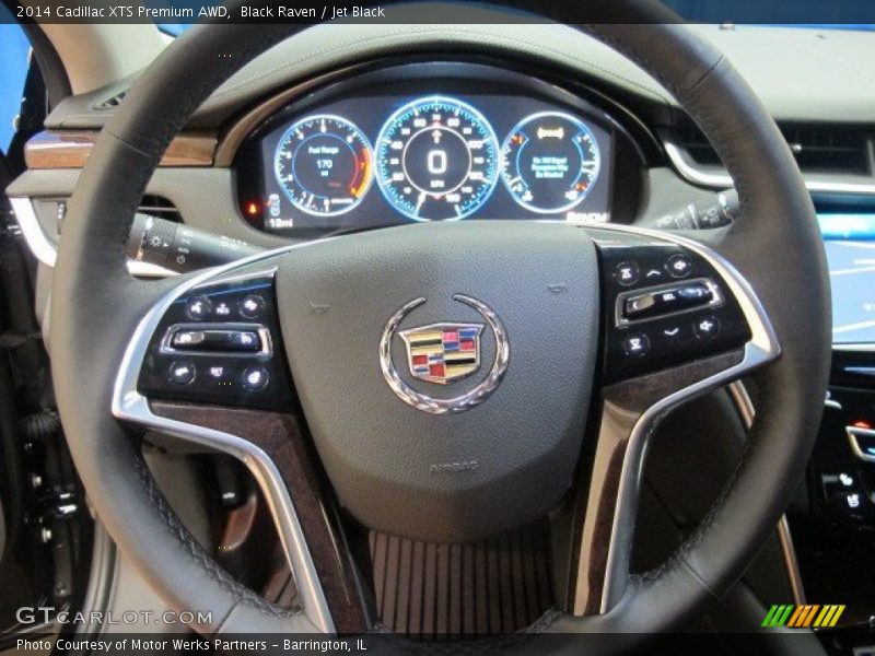 Black Raven / Jet Black 2014 Cadillac XTS Premium AWD