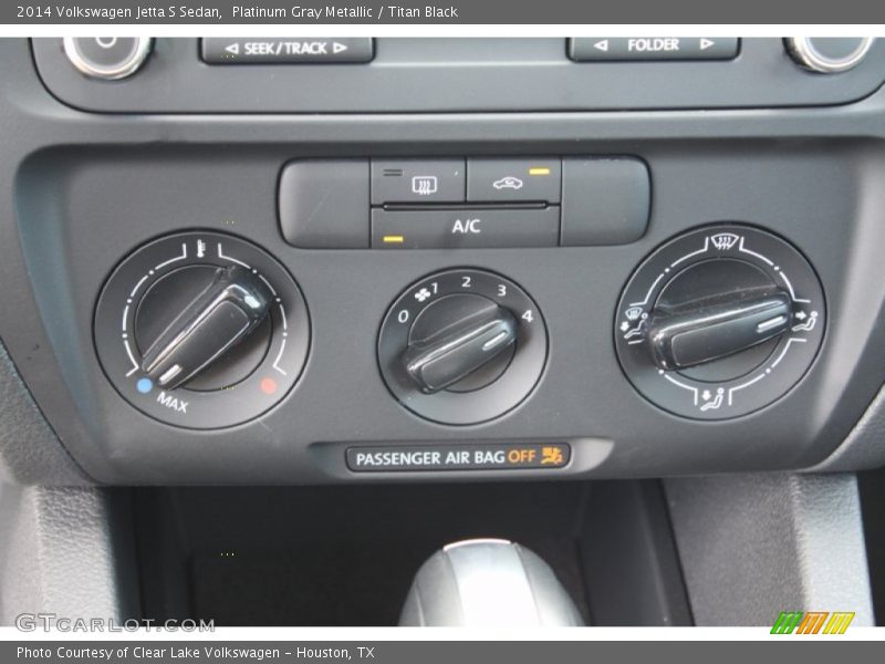 Platinum Gray Metallic / Titan Black 2014 Volkswagen Jetta S Sedan