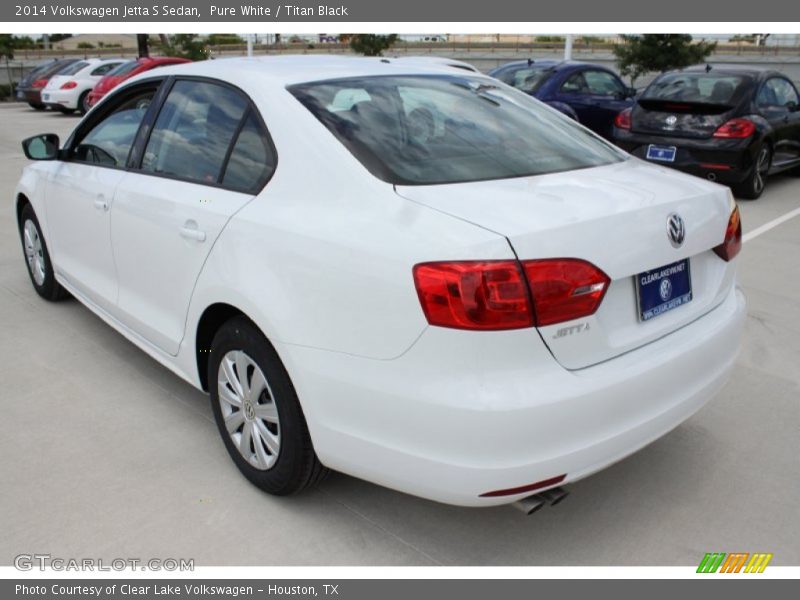 Pure White / Titan Black 2014 Volkswagen Jetta S Sedan
