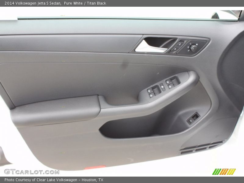 Pure White / Titan Black 2014 Volkswagen Jetta S Sedan