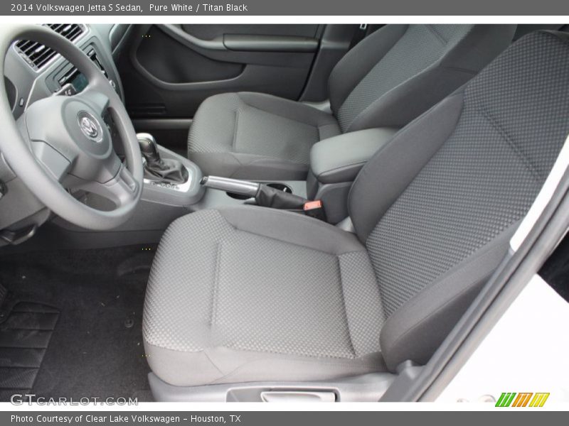 Pure White / Titan Black 2014 Volkswagen Jetta S Sedan