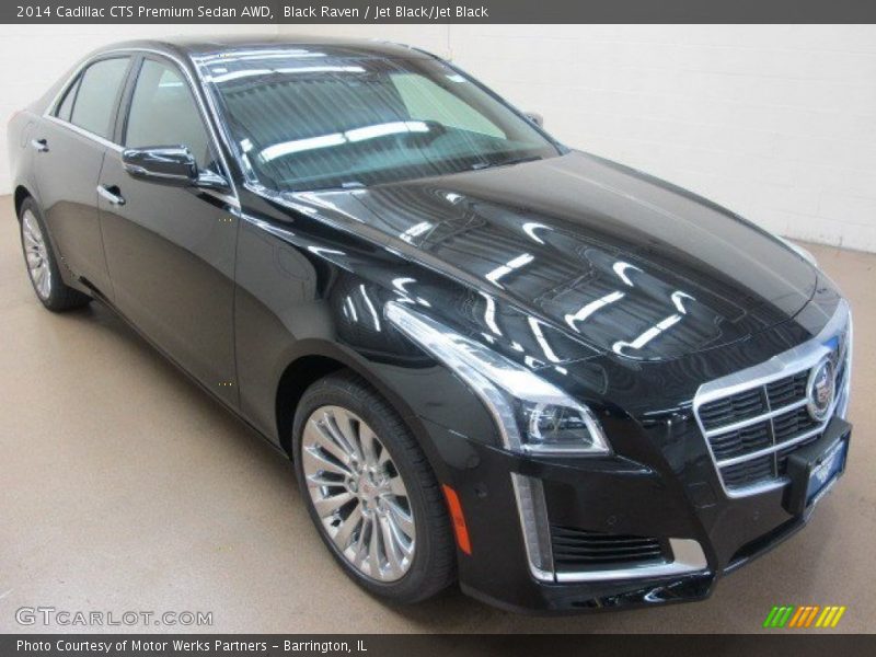 Black Raven / Jet Black/Jet Black 2014 Cadillac CTS Premium Sedan AWD