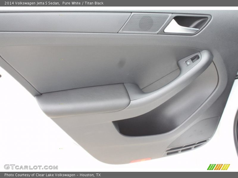 Pure White / Titan Black 2014 Volkswagen Jetta S Sedan
