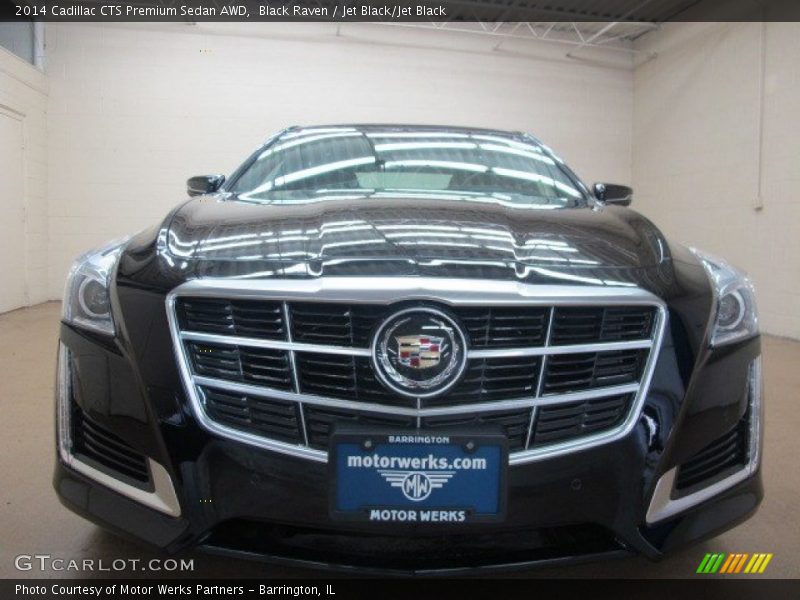 Black Raven / Jet Black/Jet Black 2014 Cadillac CTS Premium Sedan AWD