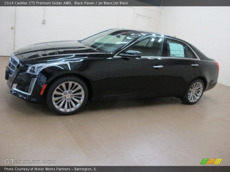 Black Raven / Jet Black/Jet Black 2014 Cadillac CTS Premium Sedan AWD
