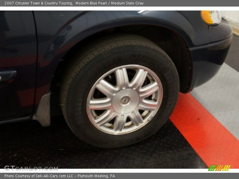 Modern Blue Pearl / Medium Slate Gray 2007 Chrysler Town & Country Touring