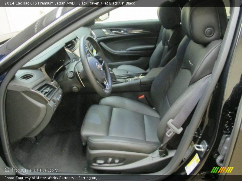 Black Raven / Jet Black/Jet Black 2014 Cadillac CTS Premium Sedan AWD