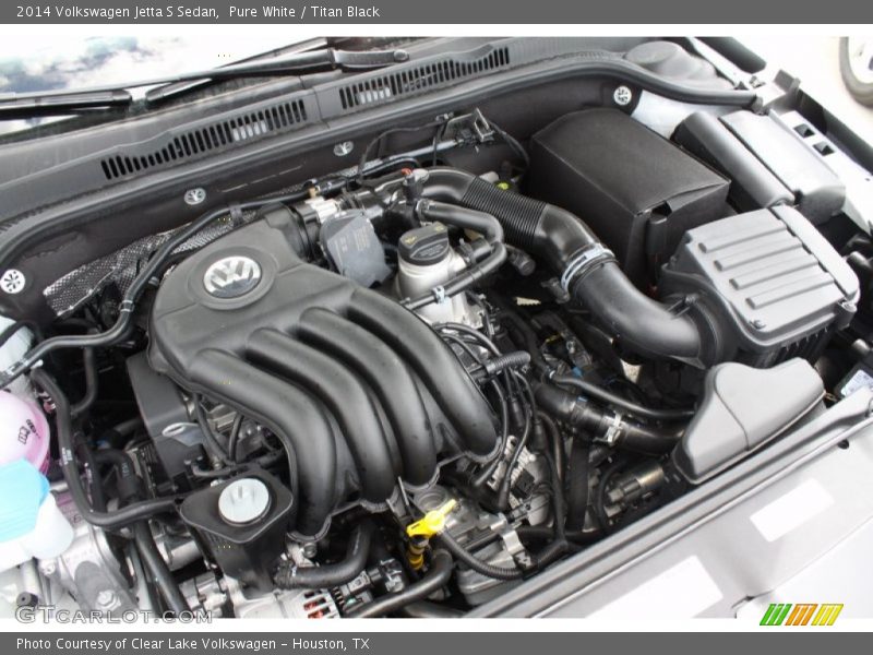 Pure White / Titan Black 2014 Volkswagen Jetta S Sedan