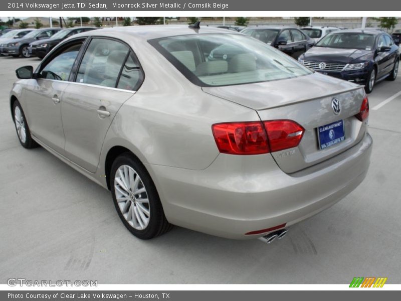 Moonrock Silver Metallic / Cornsilk Beige 2014 Volkswagen Jetta TDI Sedan