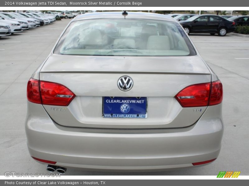 Moonrock Silver Metallic / Cornsilk Beige 2014 Volkswagen Jetta TDI Sedan