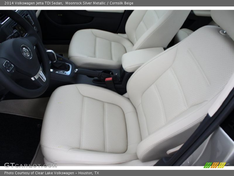 Moonrock Silver Metallic / Cornsilk Beige 2014 Volkswagen Jetta TDI Sedan