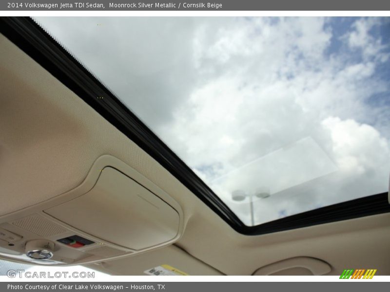 Moonrock Silver Metallic / Cornsilk Beige 2014 Volkswagen Jetta TDI Sedan