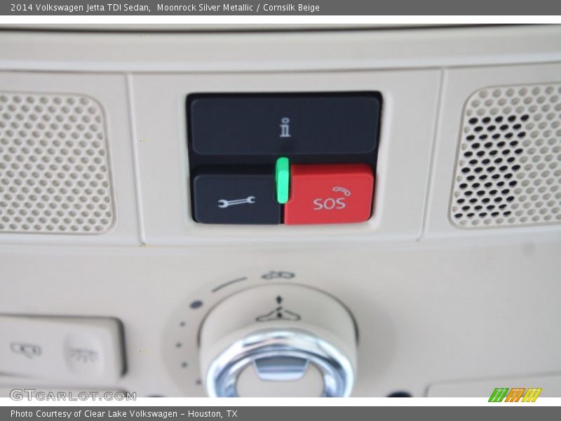 Moonrock Silver Metallic / Cornsilk Beige 2014 Volkswagen Jetta TDI Sedan