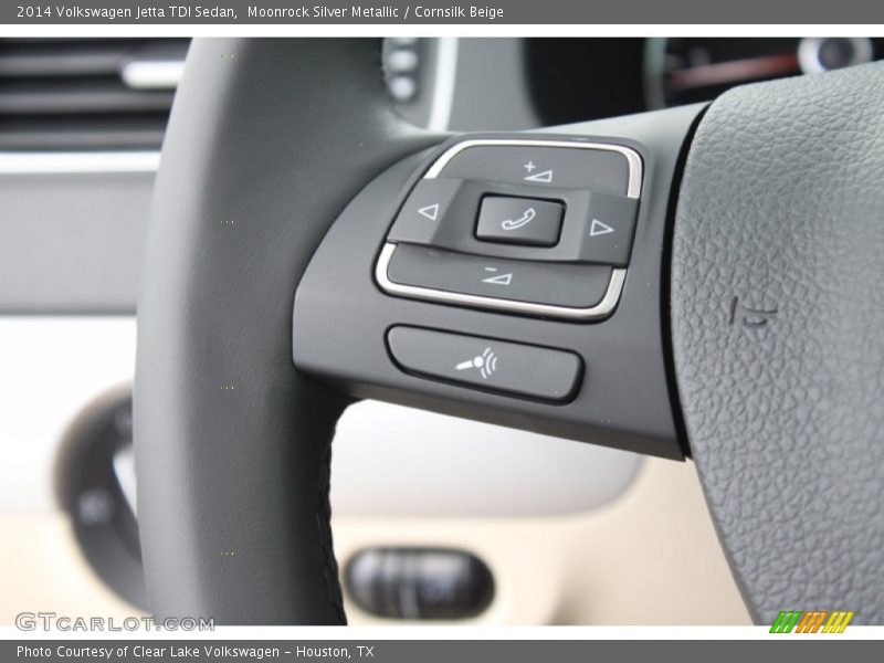 Moonrock Silver Metallic / Cornsilk Beige 2014 Volkswagen Jetta TDI Sedan