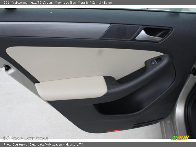 Moonrock Silver Metallic / Cornsilk Beige 2014 Volkswagen Jetta TDI Sedan