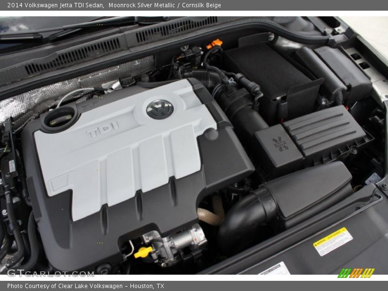 Moonrock Silver Metallic / Cornsilk Beige 2014 Volkswagen Jetta TDI Sedan
