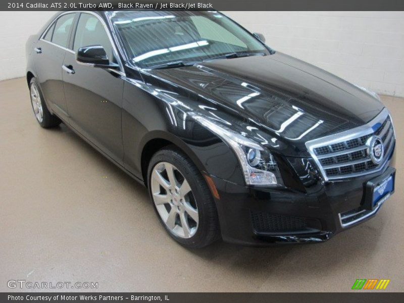 Black Raven / Jet Black/Jet Black 2014 Cadillac ATS 2.0L Turbo AWD