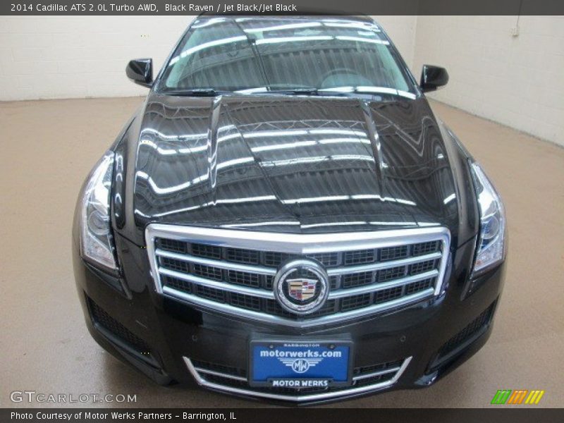Black Raven / Jet Black/Jet Black 2014 Cadillac ATS 2.0L Turbo AWD