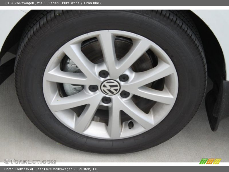 Pure White / Titan Black 2014 Volkswagen Jetta SE Sedan