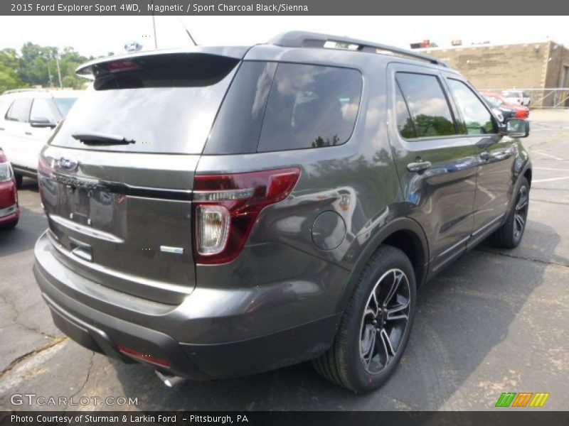 Magnetic / Sport Charcoal Black/Sienna 2015 Ford Explorer Sport 4WD