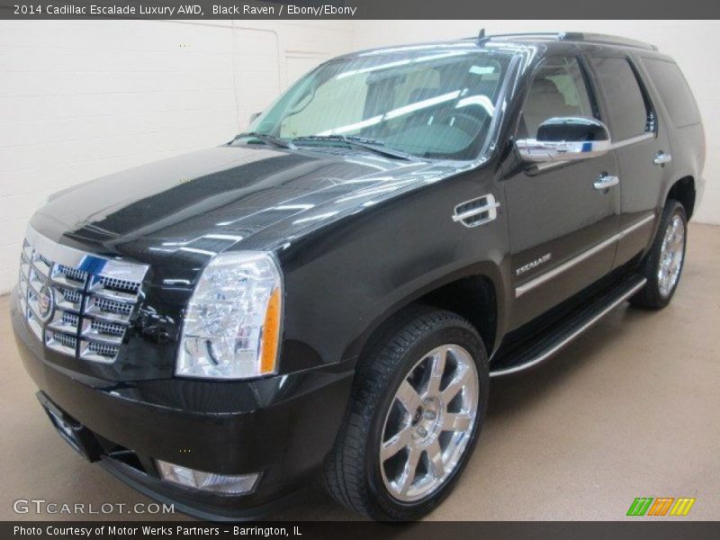 Black Raven / Ebony/Ebony 2014 Cadillac Escalade Luxury AWD
