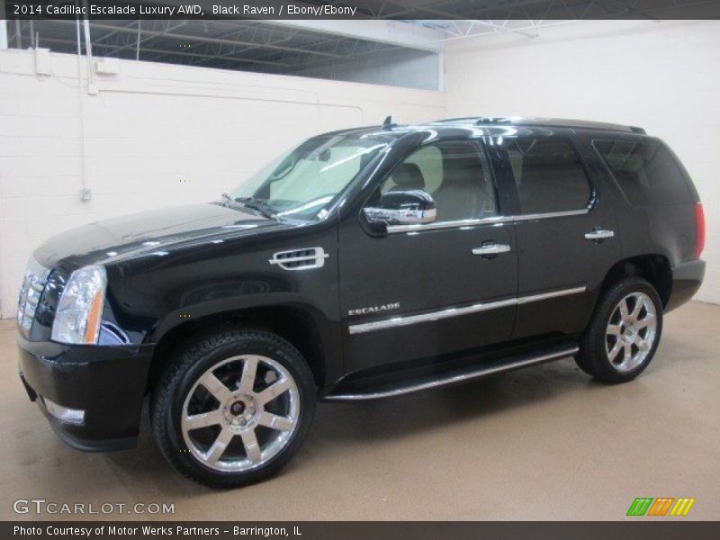 Black Raven / Ebony/Ebony 2014 Cadillac Escalade Luxury AWD