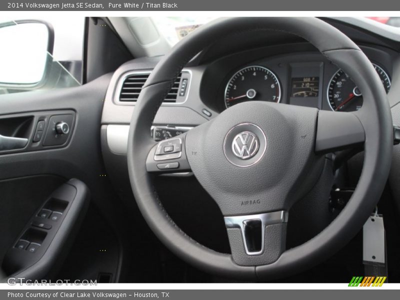 Pure White / Titan Black 2014 Volkswagen Jetta SE Sedan